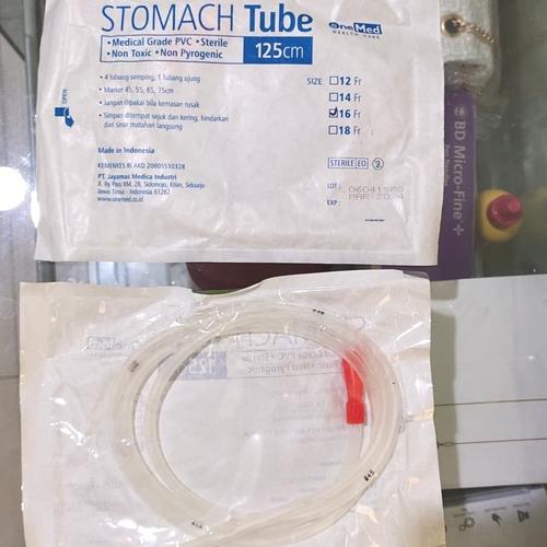 Foto Produk Selang makan NGT stomach tube FR 16,FR 18 panjang 125 cm - FR 18 dari VLexina OLshop