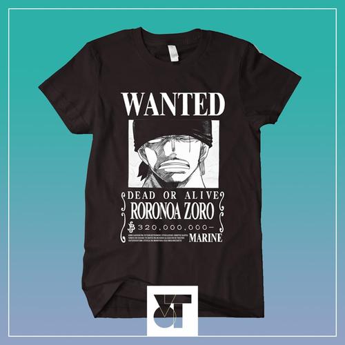 Jual Kaos Anime One Piece Baju Roronoa 