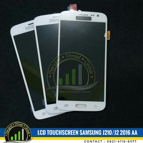 Jual Lcd Touchscreen Samsung J210 J2 2016 Aa White Kab Gresik Bengkel Ponsel Tokopedia