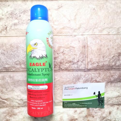 Foto Produk PALEMBANG Eagle Eucalyptus Disinfectant Spray 280ml dari Karbol Sereh Palembang