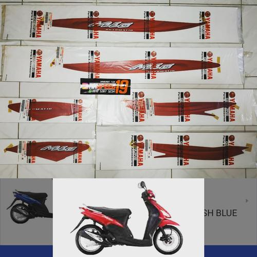 Foto Produk sticker striping yamaha mio sporty merah 2007 2008 dari RKspeed19