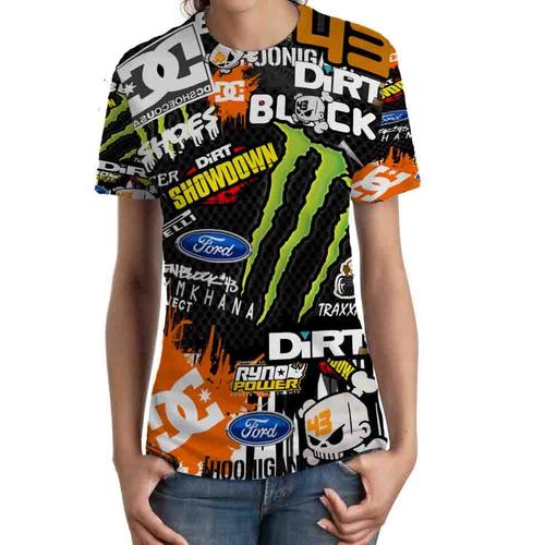 Gambar Gymkhana Hoonigan Kaos Wanita Fullprint Tshirt SKU0002 - S dari Wolezenia undefined Tokopedia