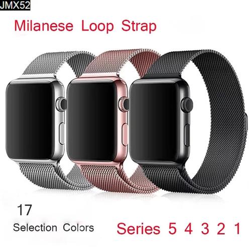 Foto Produk Strap Milanese Loop Apple Watch Iwatch series 1 2 3 4 5 38mm / 40mm dari wenz acc
