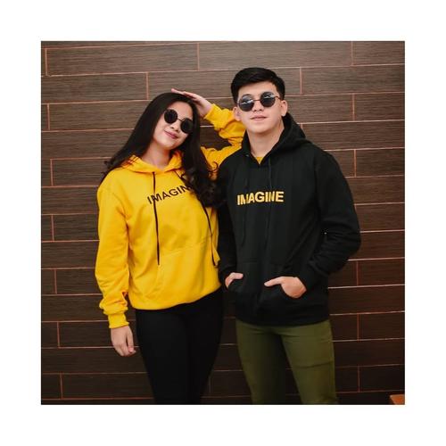 Gambar Sweater Hodie Couple Imagine - Hitam dari Butik Hijab Humaira Kab. Bandung Tokopedia