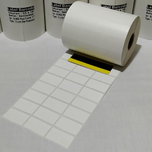 Jual LABEL BARCODE 33 X 19 3 LINE GAP CORE 1