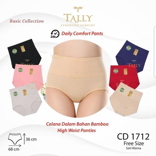 Foto Produk Tally 1712 Celana Dalam Katun High Waist Free Size - Random, all size dari SA UNDERWEAR