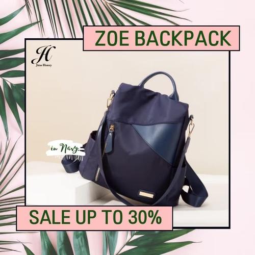 Foto Produk Tas Ransel Jims Honey Zoe Backpack - Biru dari J.COllection16