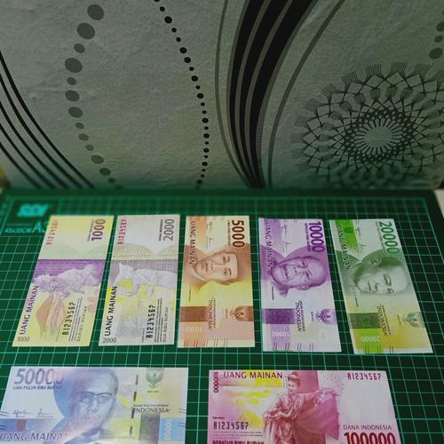 Foto Produk MAINAN UANG UANGAN ISI 1000 PCS / UANG PALSU DUIT DUITAN dari Fahmi toy's