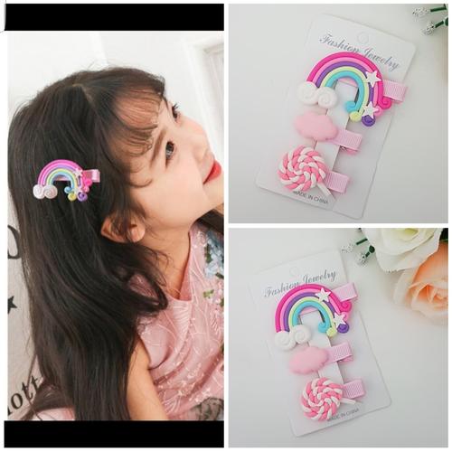 Foto Produk 3 Pcs Jepit Rambut Model Lolipop Jepit Lollipop untuk Anak Terbaru J29 dari Star Gallery