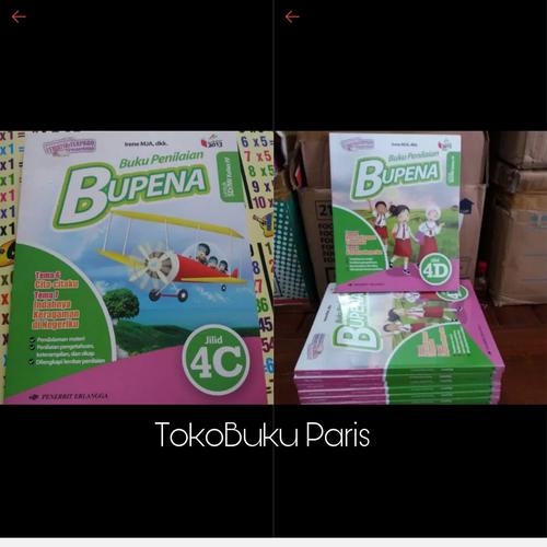 Foto Produk Bupena sd kelas 4C & 4D K13 erlangga dari Toko Buku Paris