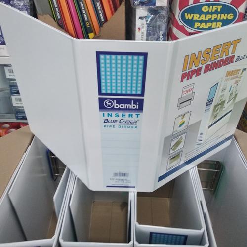 Jual Ordner A4 80 MM 2 Pipe Binder 1178M White 07 By Bambi Jakarta