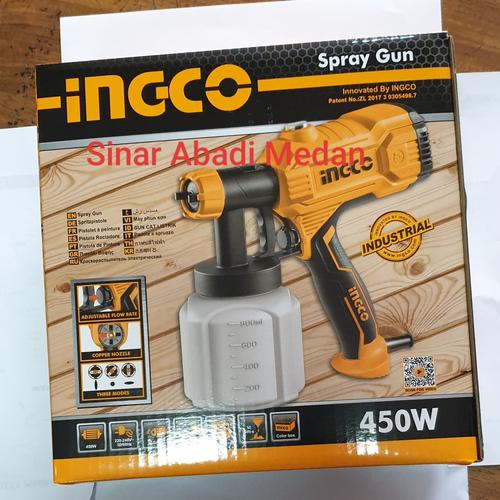 Foto Produk SPG3508 SPRAY GUN LISTRIK HD SEMPROTTAN ANGIN CAT TABUNG BAWAH INGCO dari Sinar Abadi Medan