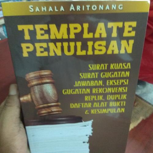 Foto Produk Template Penulisan Surat Kuasa Surat Gugatan Jawaban, Eksepsi Gugatan dari Toko Joyuan