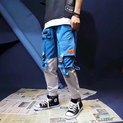 Jual Cargo Pants Men Loose Hip hop 