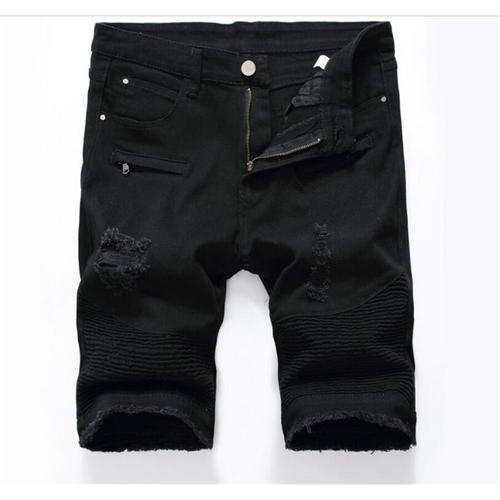 black denim short men