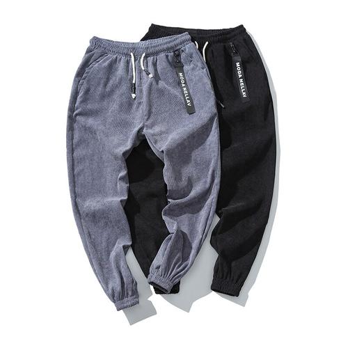 Jual Mens Casual Pants Corduroy Warm 
