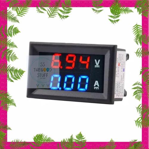 Gambar Dual Combo Voltmeter Ammeter Volt Ampere Amper Meter DC 10 A +LED dari SSthegoodStuff undefined Tokopedia