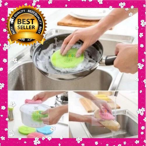 Foto Produk Spon Cuci Piring Silikon Anti Kuman Best Seller! dari SS TheGoodStuff