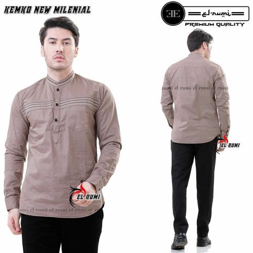Foto Produk Baju Koko Lengan Panjang Baju Koko Milenial Koko Terbaru Koko Gus Azmi - M dari jaya koko