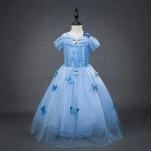 Promo Disney Baju Kostum Princess Cinderella Lengan Panjang Dress Anak Blue Di Seller Lynn Design Kota Medan Sumatera Utara Blibli