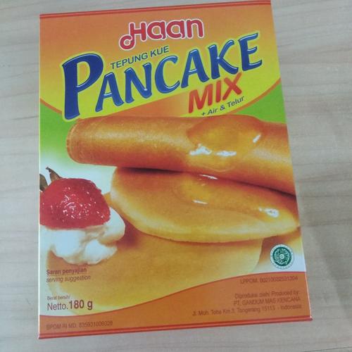 Foto Produk Tepung Kue Pancake Mix Haan 180 g dari Toko happy Cisauk