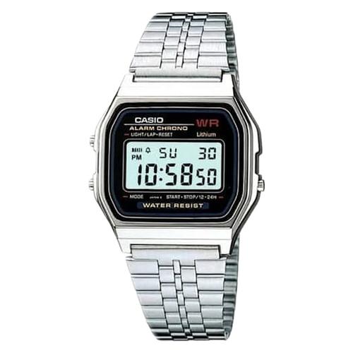Gambar Casio Retro A159W-N1DF Digital Dial Stainless Steel Strap dari Machtwatch Jakarta Barat Tokopedia