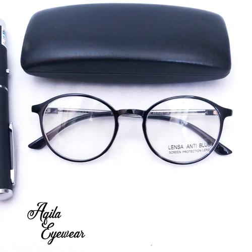Foto Produk kacamata anti radiasi komputer lentur - Hitam dari aqila eyewear