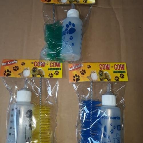 Foto Produk Botol Dot Susu + Sikat + Dot ekstra untuk kucing anjing musang dari elok petshop