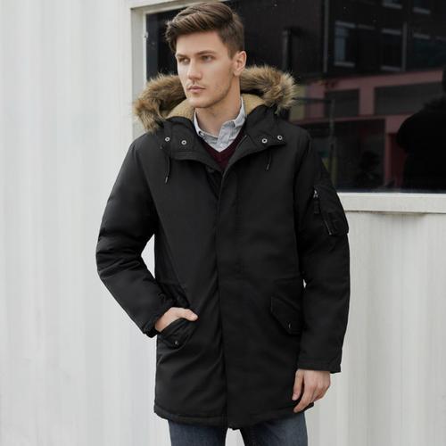 Jual ORIGINAL Old Navy GooseDown Hooded Parka Jacket BLACK Hitam