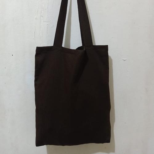 brown canvas bag