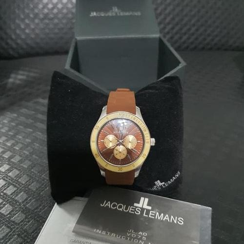 jacques lemans genuine leather