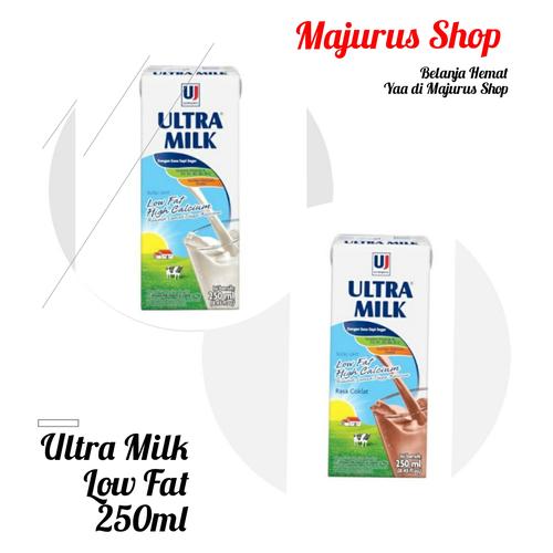 Foto Produk Susu Ultra Milk low fat 250ml - Low Fat Putih dari majurus shop