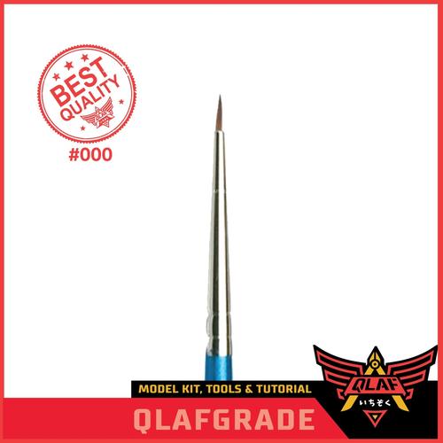 Foto Produk Kuas 000 DETAIL / Brush gundam pilot model kit / brush bagian mata dari Wahkhilaf