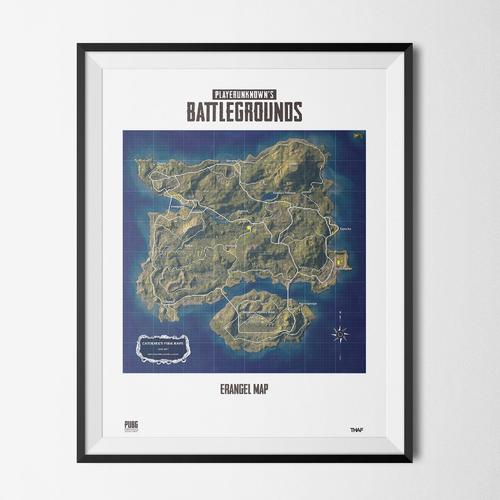 Jual Poster Peta PUBG PAKET LENGKAP (4 MAP) Limited - UKURAN A3 - Jakarta Timur - Rembo ...