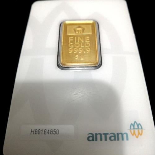 Jual Emas Antam Batangan 5 Gram Logam Mulia Asli 99 99 Kota Medan Novida J 