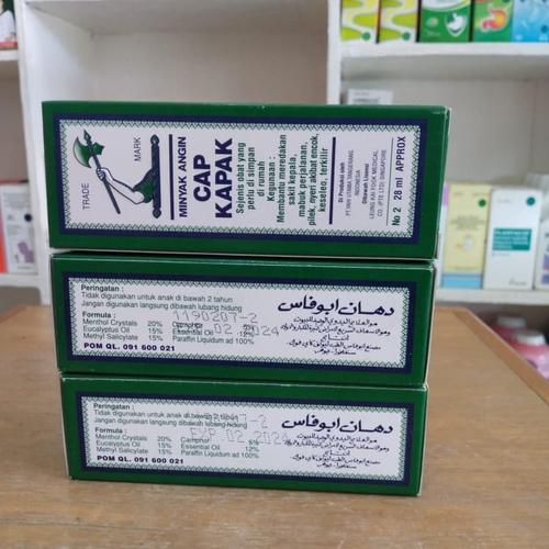 Gambar minyak angin cap kapak 28ml dari Sarah Sehat Shop Kota Tangerang Tokopedia