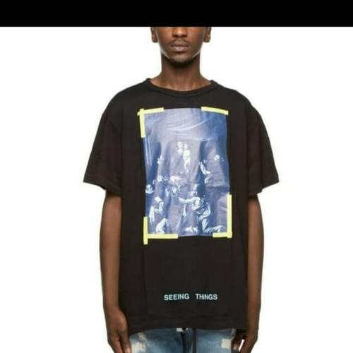Jual OFF-WHITE CARAVAGGIO T-SHIRT 