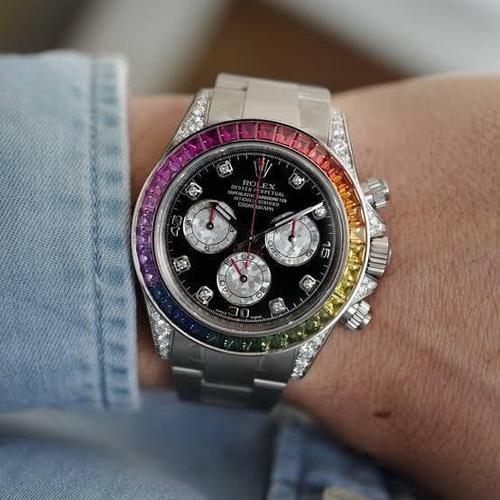Jual JAM TANGAN ROLEX RAINBOW DAYTONA CHAIN SILVER AUTOMATIC JAPAN -  Jakarta Pusat - SHEILA WATCH | Tokopedia