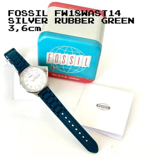 Foto Produk READY. FOSSIL FW18WAST14 SILVER RUBBER GREEN dari ferliarj16