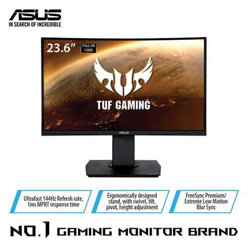 Jual LED ASUS TUF Gaming VG24VQ (23.6") Curved/FULL HD/1ms