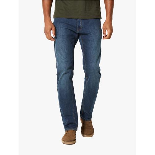 Straight Fit Stretch Jeans-Indigo 38-44 