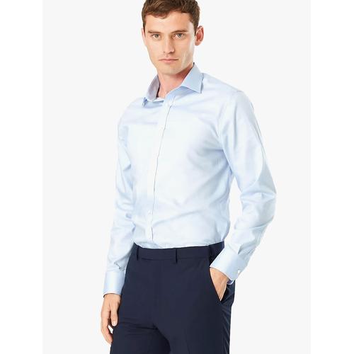 Slim Fit Non-Iron Cotton Twill Shirt 