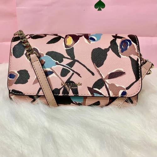 Foto Produk Ready Kate Spade Cameron Paper Rose Small Flap Crossbody Pink Multi dari ferliarj16