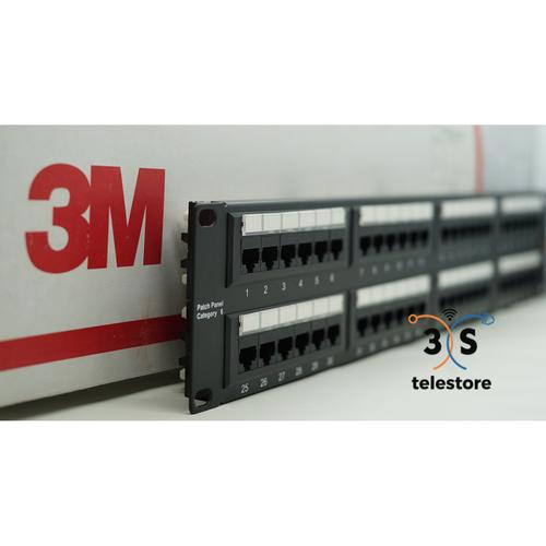 Jual Patch Panel 48 port Cat 6 3M Original Fully Loaded - Jakarta Timur ...