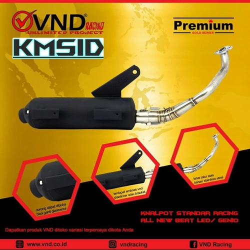 Foto Produk Knalpot Tsukigi VND Racing All New Beat 2020 / Genio dari KMSID
