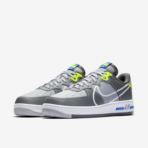 Jual Nike Air Force 1 React Wolf Grey 