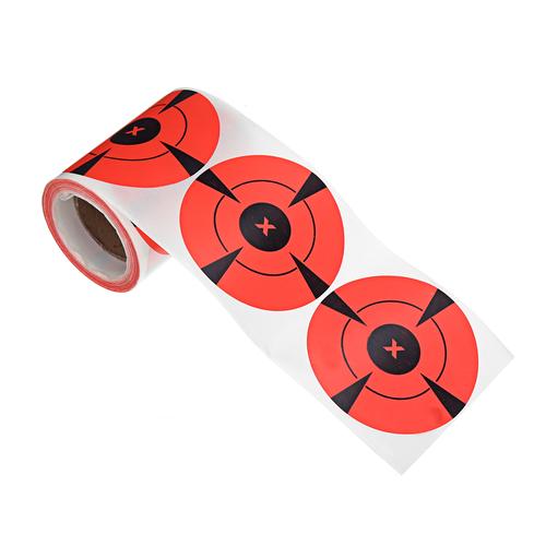 Jual 125pcs/Roll Round Adhesive Shooting Target 3 Inch Splatter Paper ...