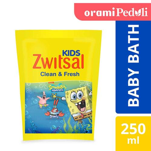 Foto Produk ORAMI - Zwitsal Kids Bubble Bath Blue Clean & Fresh 250ml dari Orami