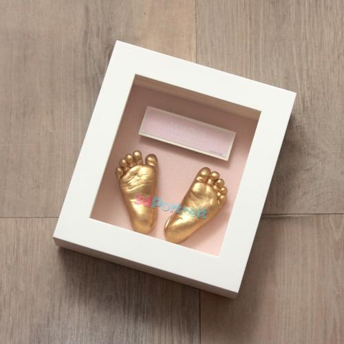 Gambar Semi DIY Cetak Kaki Bayi ( 2 kaki bayi 0 - 3 bulanan ) - Biru Muda dari 3dPortrait Jakarta Utara Tokopedia