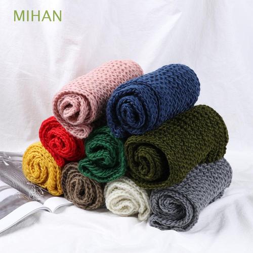 Jual Mihan Scarf Wool Rajut Hangat Pria / Wanita Kerah Bulat untuk ...
